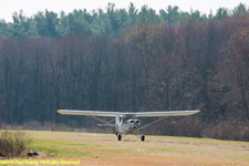 wheel landing on turf